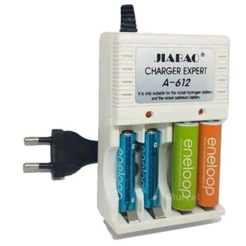 BATTERY CHARGER A-612 FOR AA/AAA/6F22 BATTERIES – BATTERY CHARGER A-612
