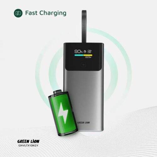 Green Lion Voltix 10000mAh Power Bank PD20W - Grey