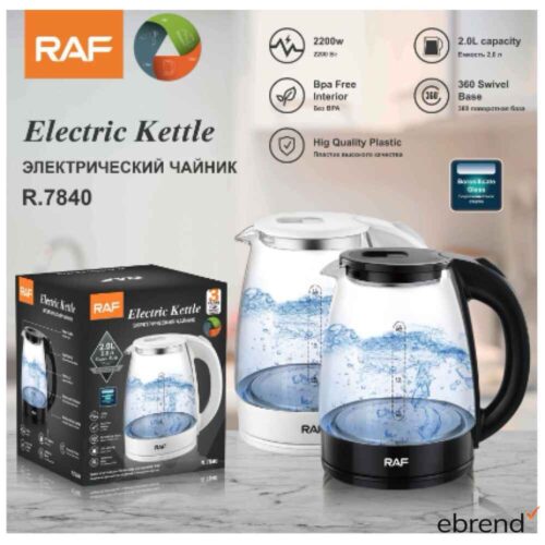 RAF R-7840 Electric 2200W Water Kettle (2.0L)