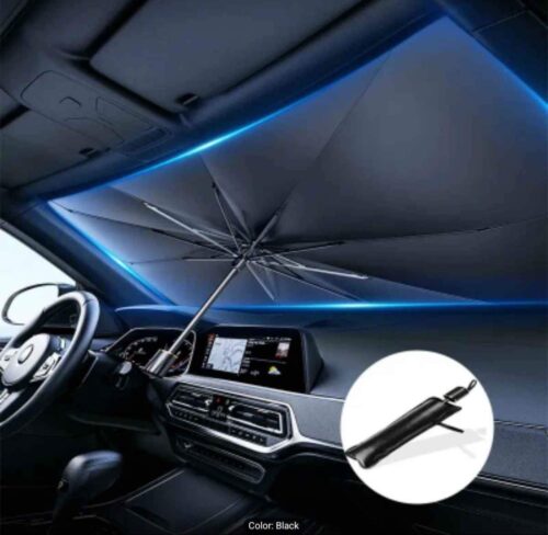 Protect Your Car From The Sun With This Portable, Foldable Car Windshield Sunshade