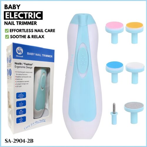 Baby Electric Nail Grinder, Electric Baby Nail Clipper 6 In 1 For Fingers