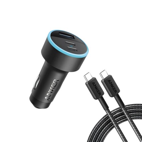 Anker 335 Car Charger 67W with USB-C to USB-C Cable