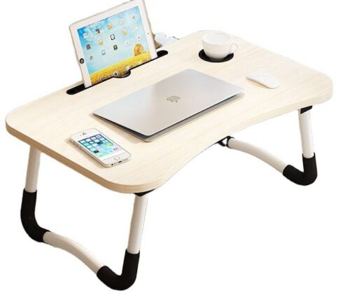 Folding Table On Bed,Mini Desk Bed,Foldable Laptop Desk,Stand Foldable Desk for Writing,Reading, Working On Bed/Couch/Sofa,A-Green