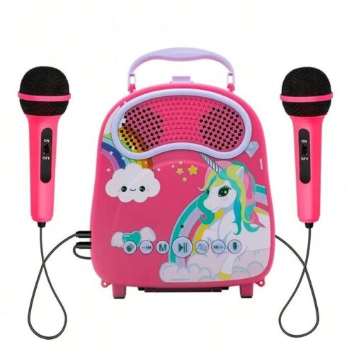 MEIMI Kids Karoke Machine With Two Microphones MK20 dg