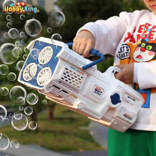 60 Holes Bubble Rocket Children Gift Bubble Gun Kids Toy Electric Soap Blower with Light Party Wedding Games Automatic Maker