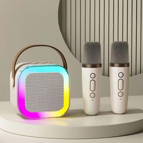 K12 Wireless Karaoke Dual mic with Speaker