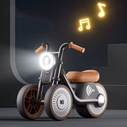 Bunblic Kids Balance Bike Toy Toddlers Bike Children Walk No Pedal Riding Toy Birthday Gift for 1 Year Old Boys and Girls Gifts black ma