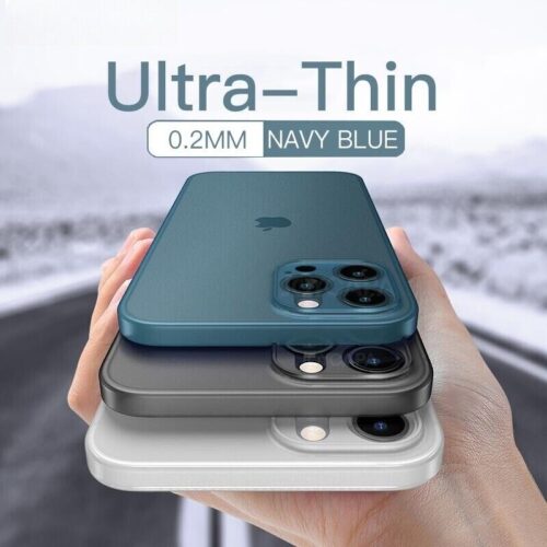 ShockProof Ultra-thin Matte Clear Case Cover For iPhone 15 14 13 Pro Max 12 11 LC