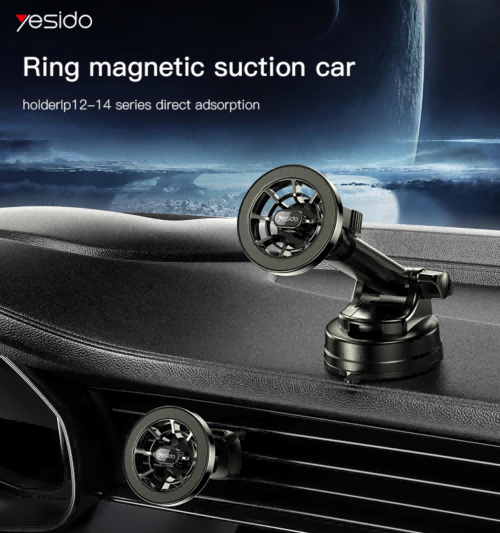 C158 Long Arm 360 Rotation Dashboard Air Vent Magnetic Car Phone Holder For iPhone 12 13 14 15 16 series s25 s24 s series