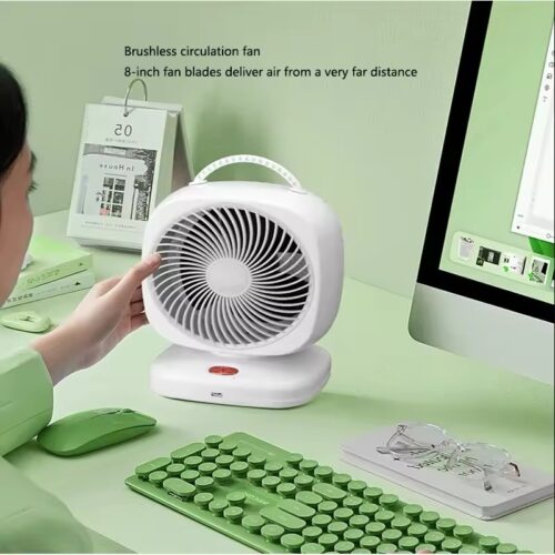 5 Speed Portable rechargeable mini fan, strong wind, small, desktop, office, home lc