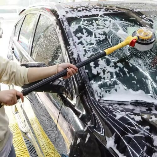 Soft Bristle Cleaning Multi-Function Car Washing Tool Long Handle Extension Brush Car Cleaning Brush Tool fs