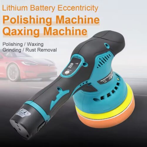 12V Cordless Car Polisher 8 Gears 380W Lithium Electric Polishing Waxing Machine For Repairing Scratches Wireless Sander Polish Qs