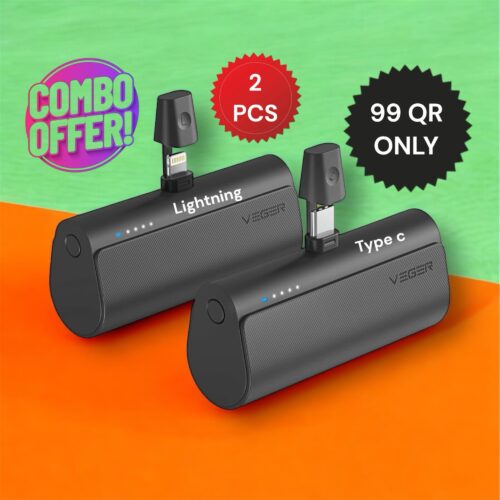 2 Pack Portable Chargers for iPhones & Android, 5000mAh Mini Power Banks, 20W PD Fast Charging Battery Packs Compatible with iPhone 15/14/13/12/11, Galaxy S23/S22/S21, Pixel, Moto, LG, Android More