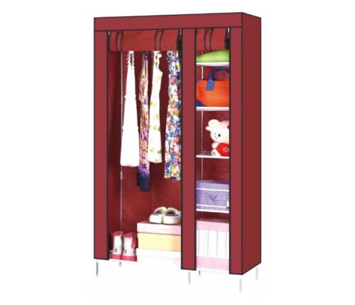 Multifunctional 88110 Storage Wardrobe - Red SIZE -105x45x170