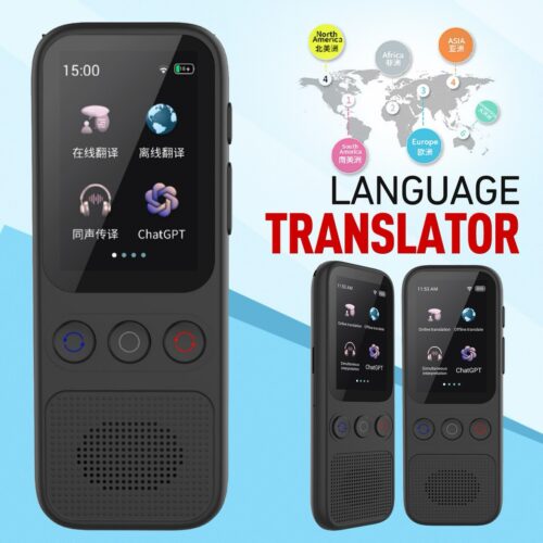 Portable Language Translator Device with 138 Languages Voice Translating