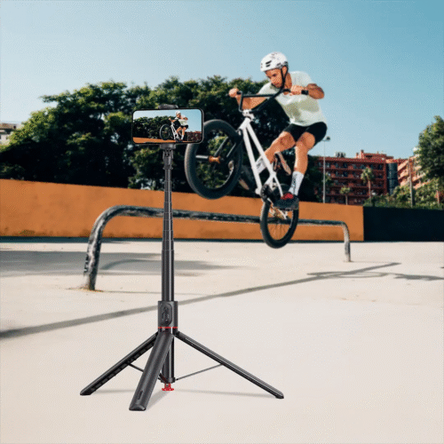 Green Lion Auto Pop Tripod Magnetic Remote - Black -lc