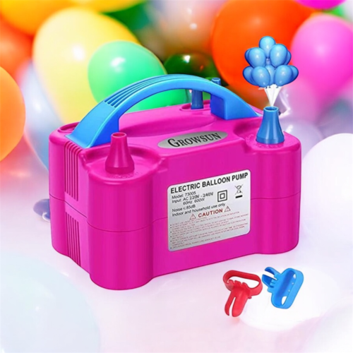 Electric Air Balloon Pump 220V- 240V 600W Dual Inflation Balloon Blower Ro